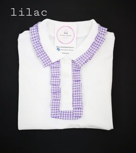 Gingham School Polo Shirts 3 years - 13 years