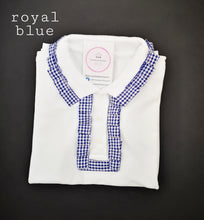 Load image into Gallery viewer, Gingham School Polo Shirts 3 years - 13 years