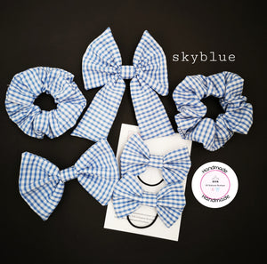 Bundle of Gingham Hairbows