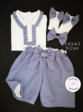 Load image into Gallery viewer, Gingham Short Uniform Outfit 2 years - 10 years