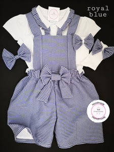 Gingham Playsuit School Uniform Outfit 2 years - 13 years