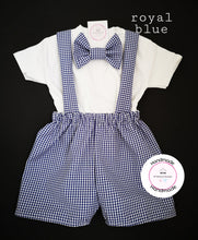 Load image into Gallery viewer, Gingham Dungaree Whole Outfit Newborn - 5 years