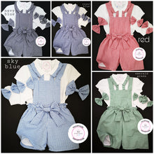 Load image into Gallery viewer, Gingham Playsuit School Uniform Outfit 2 years - 13 years