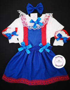 Pinafore Lacey Jubilee Dress Outfit 0m - 10 years