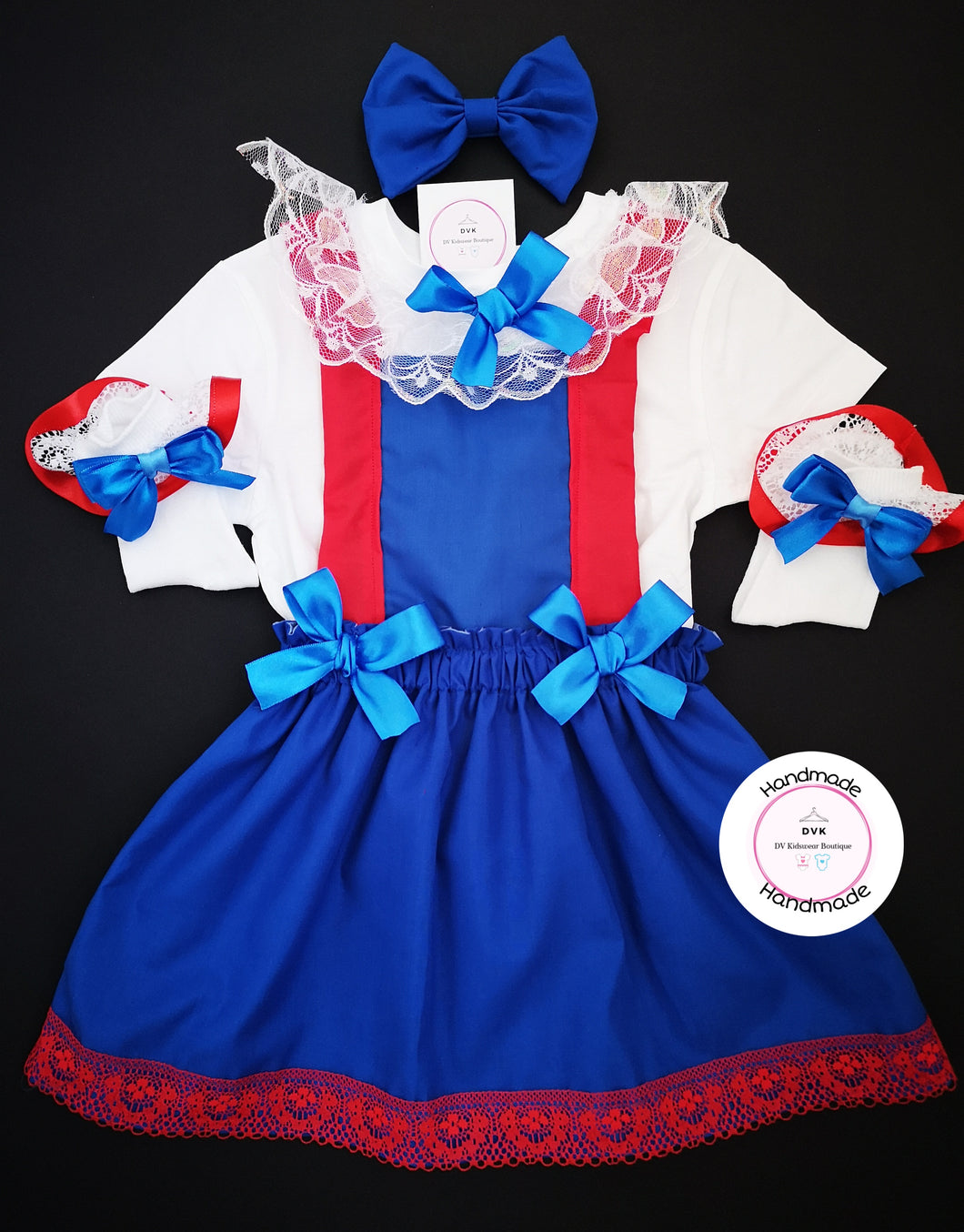 Pinafore Lacey Jubilee Dress Outfit 0m - 10 years