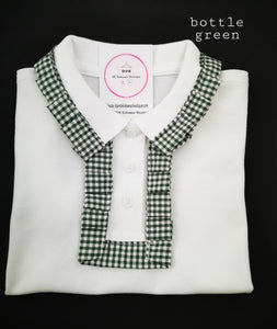 Gingham School Polo Shirts 3 years - 13 years