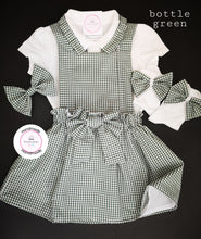 Load image into Gallery viewer, Gingham Pinafore Dress School Uniform Outfit 2 years - 13 years