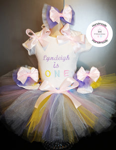 Mixed Tutu 4 piece Whole Outfit