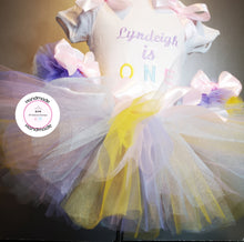 Load image into Gallery viewer, Mixed Tutu 4 piece Whole Outfit