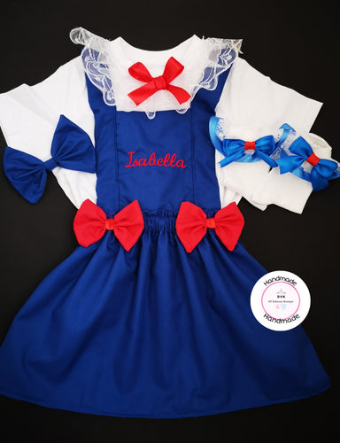 Plain Personalised Dress Outfit 0m - 10 years