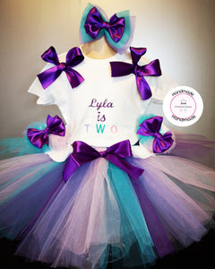 Mixed Tutu 4 piece Whole Outfit