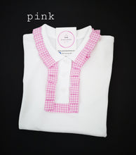 Load image into Gallery viewer, Gingham School Polo Shirts 3 years - 13 years