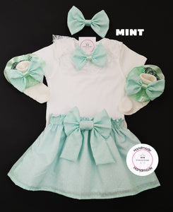 Dotty Skirt Outfit Newborn - 10 years