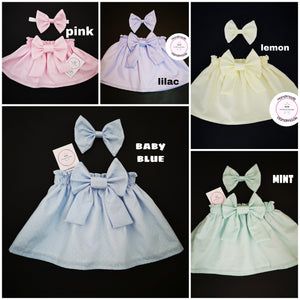 Dotty Skirt and Hairbow 0m - 10 years