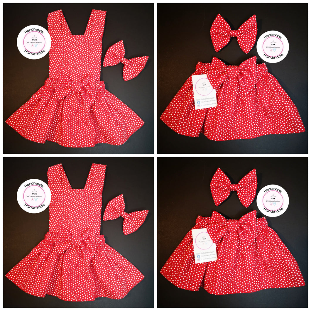 Ditsy Heart 2 piece set 0m - 10 years