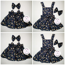 Load image into Gallery viewer, Navy Flora 2 piece set 0m - 10 years