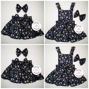 Navy Flora 2 piece set 0m - 10 years