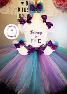 Mixed Tutu 4 piece Whole Outfit