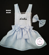 Load image into Gallery viewer, Dotty Pinafore Dress Personalised Outfit 0m -10 years