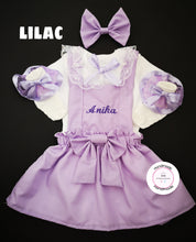 Load image into Gallery viewer, Plain Pinafore Personalised Dress Outfit 0m - 10 years