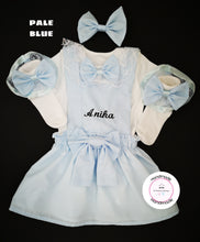 Load image into Gallery viewer, Plain Pinafore Personalised Dress Outfit 0m - 10 years