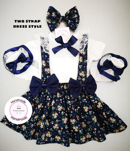 Navy Flora Outfits 0M - 10 years