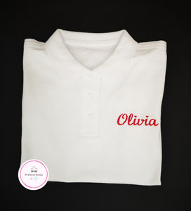 Personalised School Polo Top