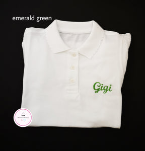 Personalised School Polo Top