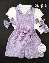 Load image into Gallery viewer, Gingham Playsuit School Uniform Outfit 2 years - 13 years