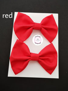 Plain Pigtail Bow 2 piece 3.5 inch