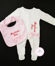 Load image into Gallery viewer, 2 piece set ( sleepsuit bib )