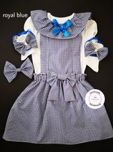 Load image into Gallery viewer, Gingham Pinafore Square Dress Whole Outfit 0m - 10 years