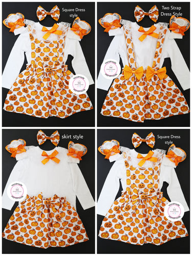 Spooky Pumpkin Outfits 0M - 5 years