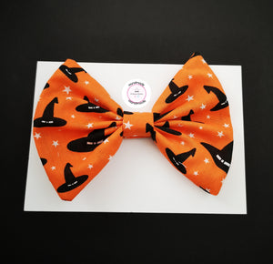 Halloween Bow 5 inch ( headband/clip )