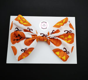 Halloween Bow 5 inch ( headband/clip )