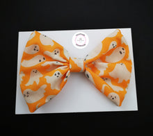 Load image into Gallery viewer, Halloween Bow 5 inch ( headband/clip )