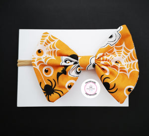 Halloween Bow 5 inch ( headband/clip )