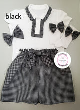 Load image into Gallery viewer, Gingham Short Uniform Outfit 2 years - 10 years