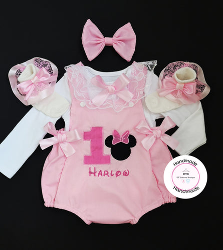 Minnie Romper Outfit 0m - 24 months