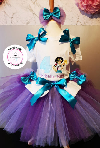 Encanto Inspired Tutu Birthday Whole Outfit  0m - 5 years