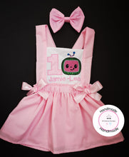 Load image into Gallery viewer, Melon Dress Birthday Whole Outfit 9m -5 years