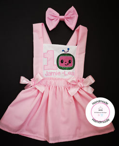 Melon Dress Birthday Whole Outfit 9m -5 years