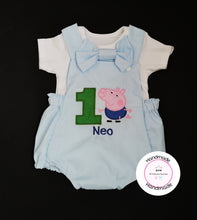 Load image into Gallery viewer, George Romper Birthday Outfit 0m -24 months