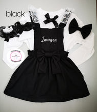 Load image into Gallery viewer, Plain Pinafore Personalised Dress Outfit 0m - 10 years