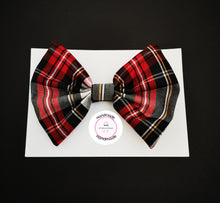 Load image into Gallery viewer, Christmas Tartan Hairbows