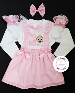 Melon J Dress Birthday Outfit 9m -5 years