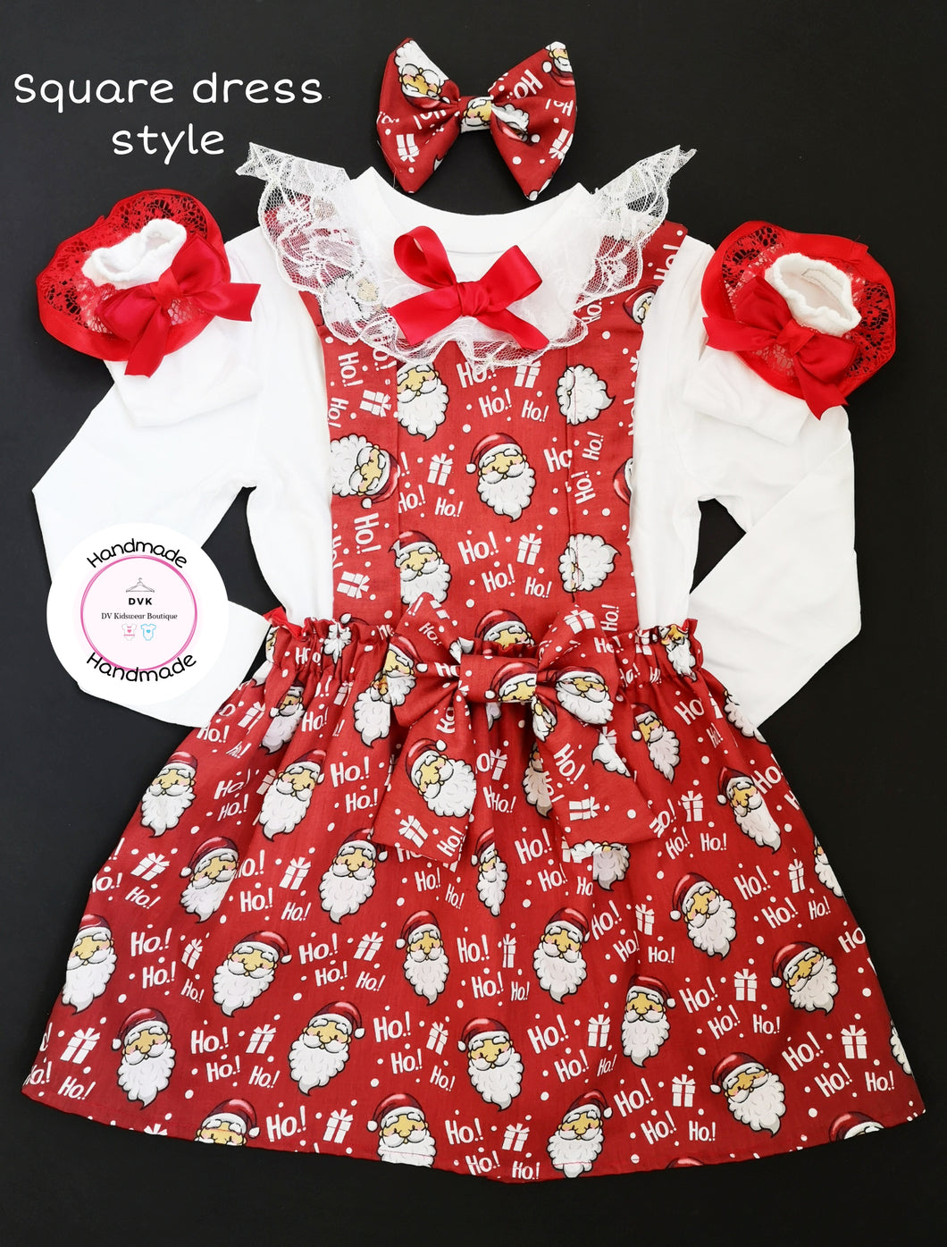 Ho Ho Santa Christmas Outfits 0M - 5 years