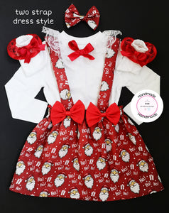 Ho Ho Santa Christmas Outfits 0M - 5 years