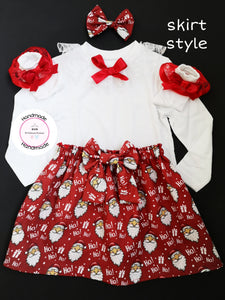 Ho Ho Santa Christmas Outfits 0M - 5 years