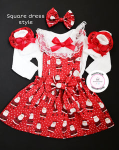 Smiley Santa Christmas Outfits 0M - 5 years